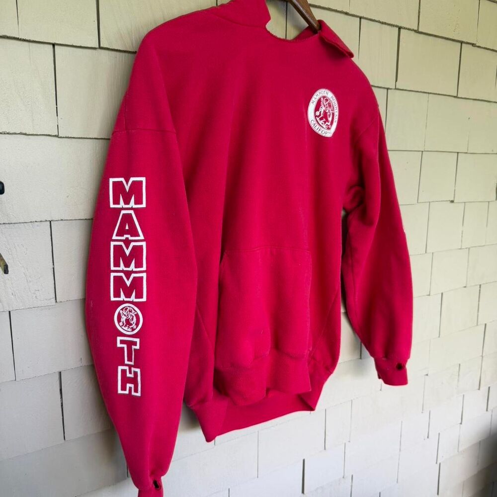 Unbranded Men's Red and Pink Hoodie
